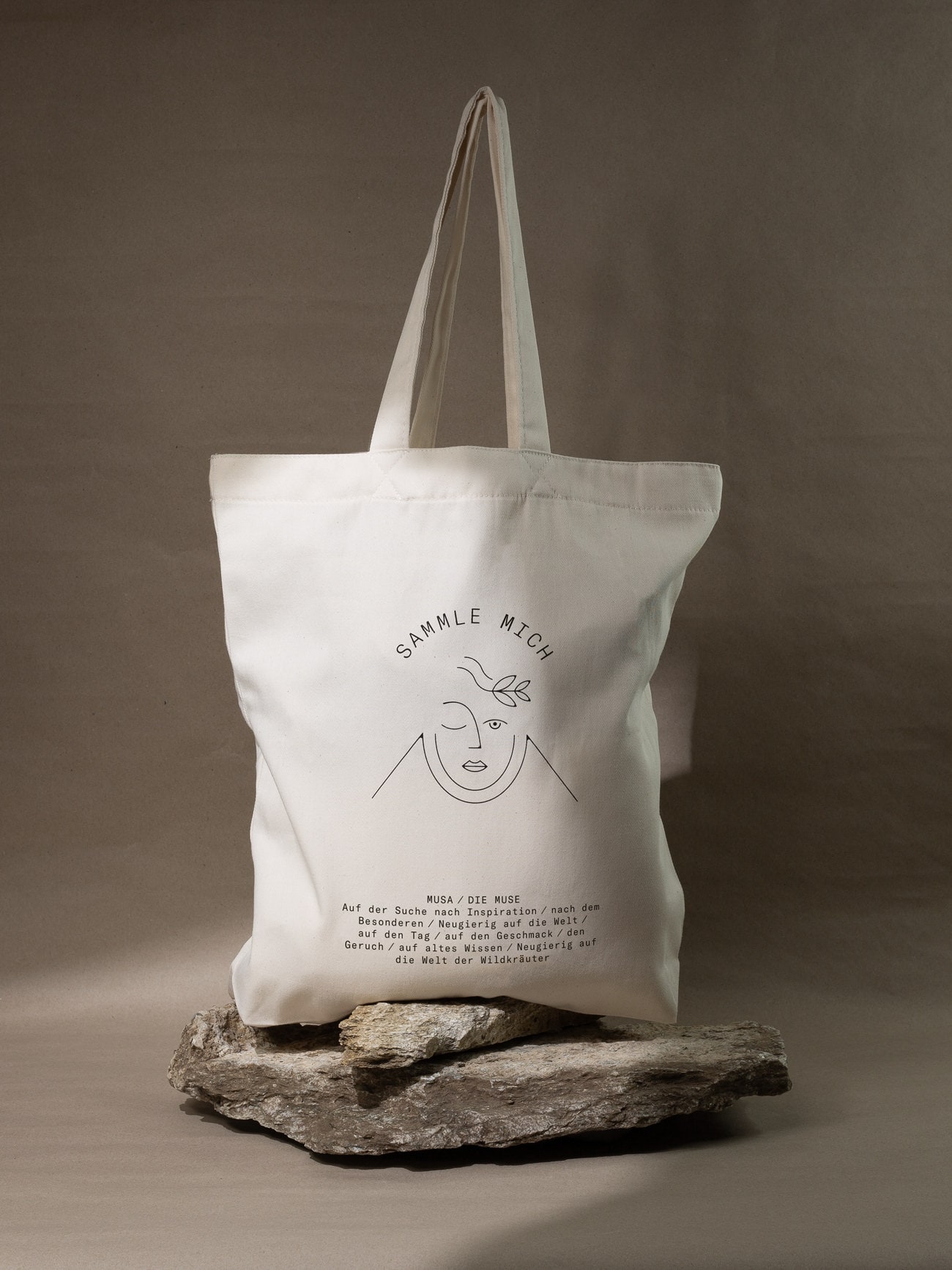 Baumwolle Tasche Musa Sammle mich